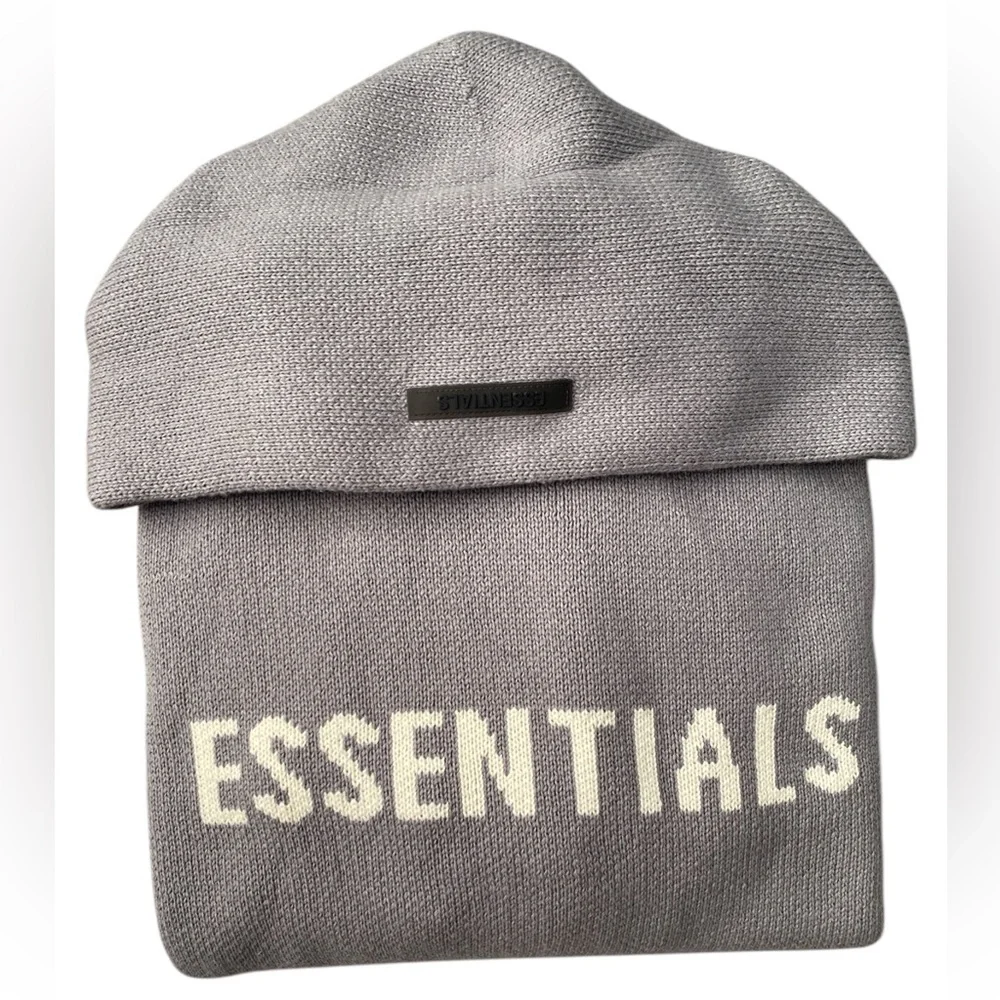 Cement Essentials Fear of God Knit Pullover Hoodie - Picture 4 of 5